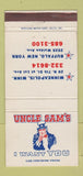Matchbook Cover - Army Recruiting Minneapolis MN Buffalo NY WEAR 30 Strike