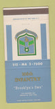 Matchbook Cover - 106th Infantry Brooklyn NY 30 Strike