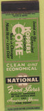 Matchbook Cover - Koppers Coal Coke National Food Stores Chicago