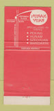 Matchbook Cover - Hunam Yuan Chinese Canoga Park CA WEAR 30 Strike