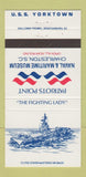 Matchbook Cover - Naval Maritime Museum Charleston SC USS Yorktown #2 30 Strike