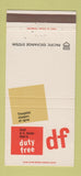 Matchbook Cover - Pacific Exchange System Duty Free 30 Strike