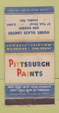 Matchbook Cover - Pittsburgh Paints Hobbs Glass London ON WORN 30 Strike