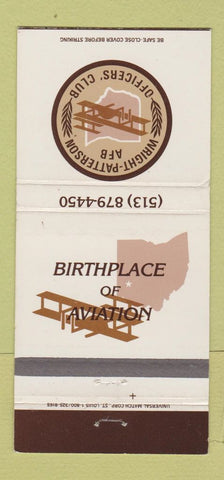 Matchbook Cover - Wright Patterson Air Force Base OH 30 Strike