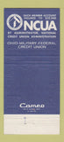 Matchbook Cover - Ohio Military Federal Credit Union OH 30 Strike