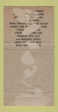 Matchbook Cover - Golden Gate Garden Chinese Sudbury ON WEAR 30 Strike