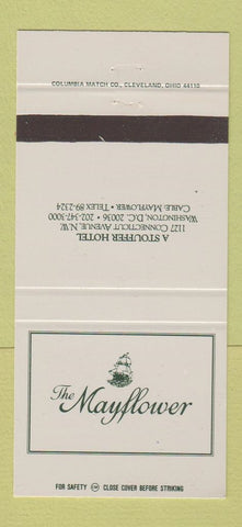 Matchbook Cover - Mayflower Hotel Washington DC 30 Strike