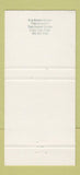 Matchbook Cover - Mayflower Hotel Washington DC 30 Strike