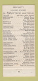 Matchbook Cover - Cafe Caprice Detroit MI Sheraton Cadillac 30 Strike