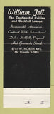 Matchbook Cover - William Tell Restaurant Chicago IL 30 Strike