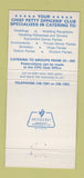 Matchbook Cover - Naval Station San Diego CA BLUE #2 30 Strike
