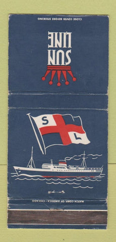 Matchbook Cover - Sun Line Cruise? WEAR 30 Strike