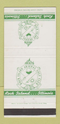 Matchbook Cover - Rock Island Arsenal Golf Club Rock Island IL 30 Strike