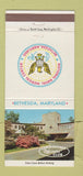 Matchbook Cover - National Naval Medical Center Bethesda MD 30 Strike