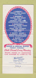 Matchbook Cover - National Naval Medical Center Bethesda MD 30 Strike