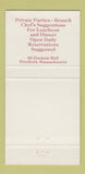 Matchbook Cover - Phoenix Restaurant Pittsfield MA WEAR 30 Strike