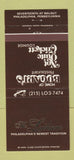 Matchbook Cover - Latham Hotel Philadelphia PA Bogart's 30 Strike