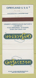 Matchbook Cover - Gen Jackson Opryland USA Nashville TN 30 Strike