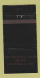 Matchbook Cover - Hemingway Room Preview 1988 WEAR 30 Strike