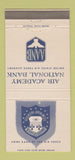 Matchbook Cover - Air Academy National Bank Colorado Springs 30 Strike