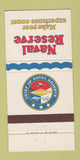 Matchbook Cover - Naval Reserve 30 Strike