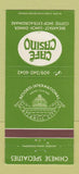 Matchbook Cover - Resorts International Atlantic City NJ Cafe Casino 30 Strike