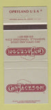 Matchbook Cover - Gen Jackson Opryland USA Nashville TN 30 Strike