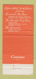 Matchbook Cover - Naval Air Station San Diego CA WEAR 30 Strike