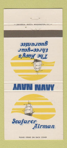 Matchbook Cover - Navy Seafarer Airman 30 Strike