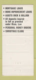 Matchbook Cover - Lafayette COOP Bank Fall River MA 30 Strike