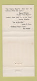 Matchbook Cover - Goldie's New York City WORN 30 Strike