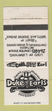 Matchbook Cover - Duke of Earls Restaurant Cleveland OH WEAR 30 Strike