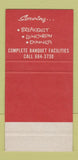 Matchbook Cover - Heritage Room Arlington VA Hospitality House 30 Strike