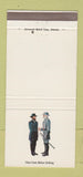 Matchbook Cover - Mason dixon Lines General Lee Grant Civil War 30 Strike