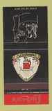 Matchbook Cover - Luchow's New York City restaurant 30 Strike
