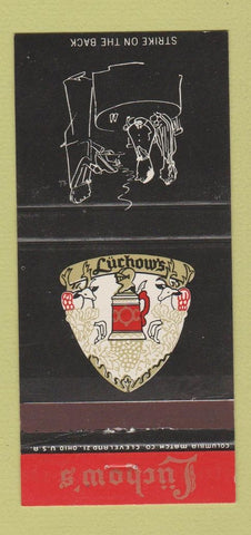 Matchbook Cover - Luchow's New York City restaurant 30 Strike