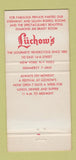 Matchbook Cover - Luchow's New York City restaurant 30 Strike