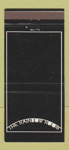 Matchbook Cover - Rainbow Room New York City Rockefeller Center 30 Strike