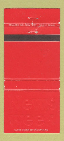 Matchbook Cover - News Week Magazine WEAR 30 Strike