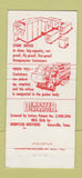 Matchbook Cover - Dempster Dumster Trucks Norman OK Sid Patterson 30 Strike