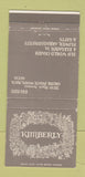 Matchbook Cover - Kimberly Flowers Grosse Pointe Woods MI 30 Strike