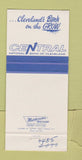 Matchbook Cover - Central National Bank Cleveland OH 30 Strike