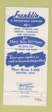 Matchbook Cover - Franklin Oil Corp Bedford OH 30 Strike