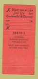 Matchbook Cover - Jai Lai Restaurant Columbus OH 30 Strike