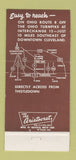 Matchbook Cover - Turfside Motel Cleveland OH WEAR 30 Strike