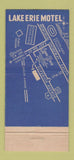 Matchbook Cover - Lake Erie Motel Cleveland OH 30 Strike