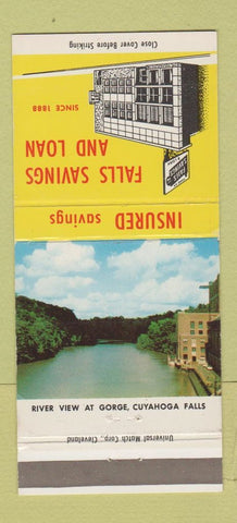 Matchbook Cover - Falls Savings and Loan Cuyahoga Falls OH 30 Strike