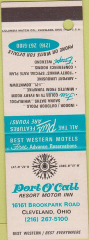 Matchbook Cover - Port O Call Cleveland OH SAMPLE