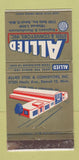Matchbook Cover - Allied Steel Conveyors Detroit MI WEAR 30 Strike