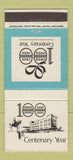 Matchbook Cover - Owen 100 Centenary Year UK England 30 Strike